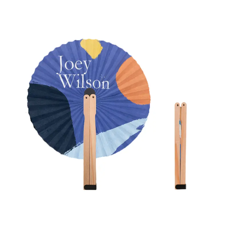 Round Wooden Paper Fan – Misc Events