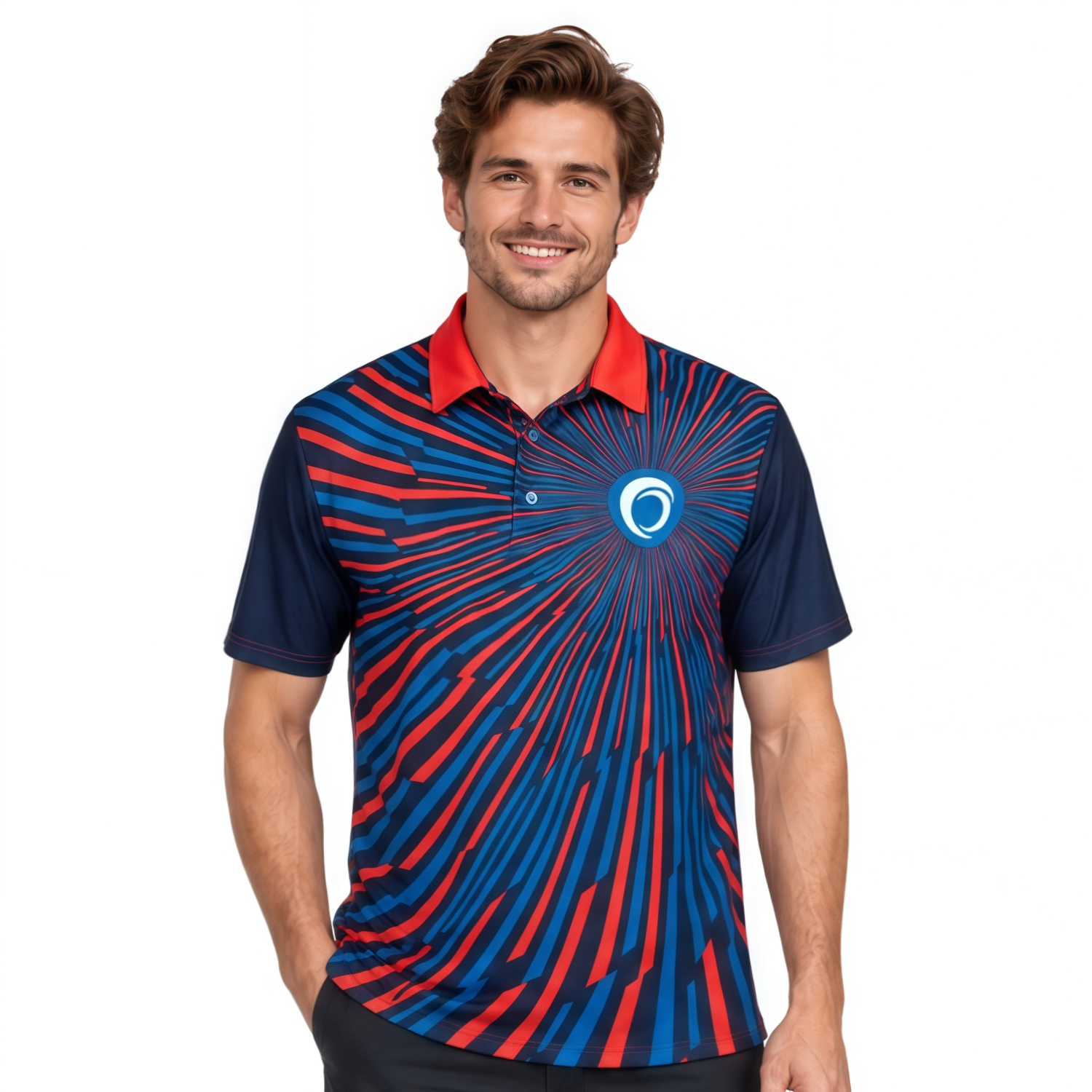 100% Polyester Sublimated Basic POLO