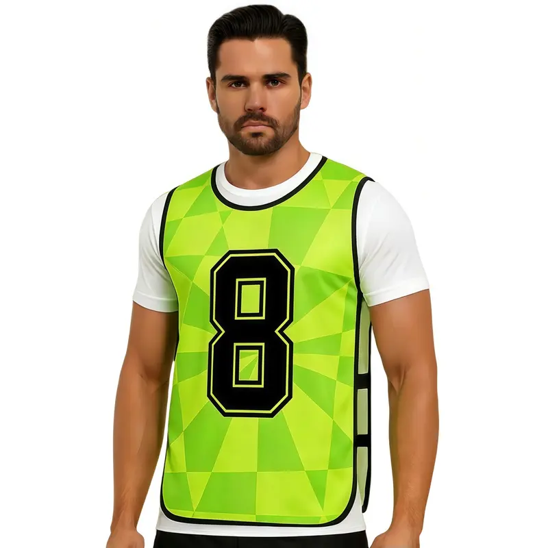 100% Polyester Mercerized Sublimated Training Bib With Strap – Misc Clothing – available in multi colour