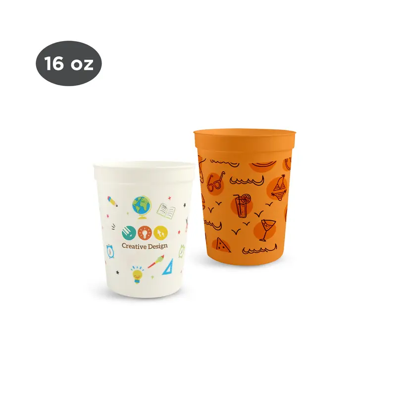 473ml Plastic Stadium Cup – Cups & Tumblers