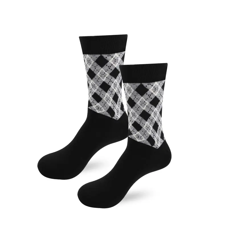 Crew Custom Pattern Woven Bamboo Socks - With Towel Bottom – Socks – available in multi colour