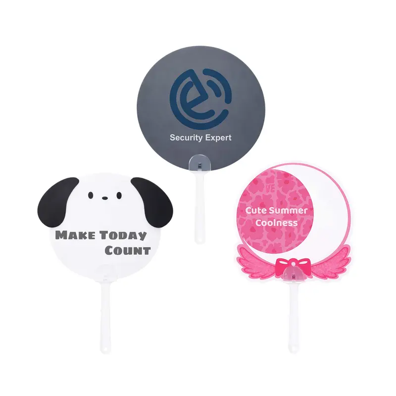 Custom Shape PP Hand Fan – Misc Events