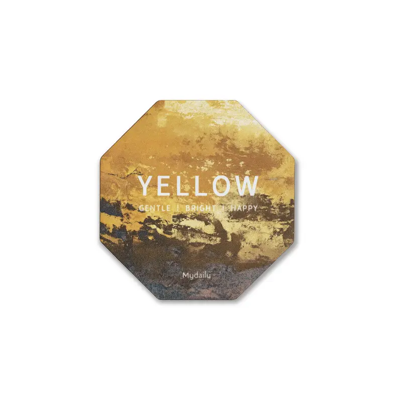 Octagonal Frosted Metal Coaster – Coasters – available in multi colour
