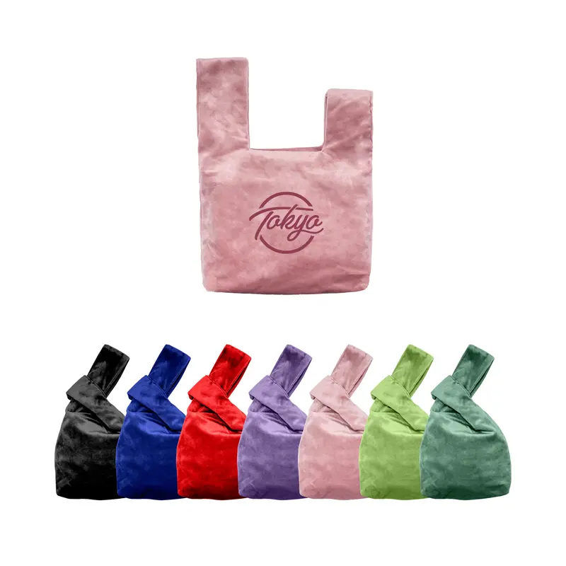 Velvet Knot Wrist Bag – Misc Bags – available in black, blue, green, pink colours and 2 more