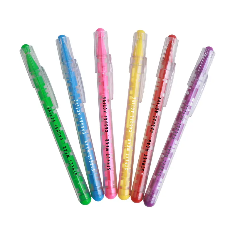 Puzzle Maze Pen – Novelty Pens – available in blue, green, pink, purple colours and 2 more