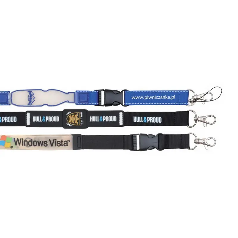 Poly-PVC Lanyard – Lanyards – available in black, blue, green, grey colours and 4 more