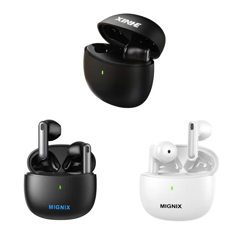Semi in-Ear Wireless Earbuds – Earbuds – available in blue, gold, orange colours
