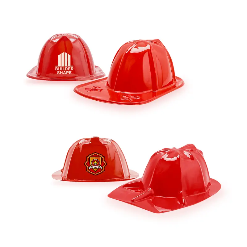 PVC Fire Chief Hat – Novelty Items – available in red colour
