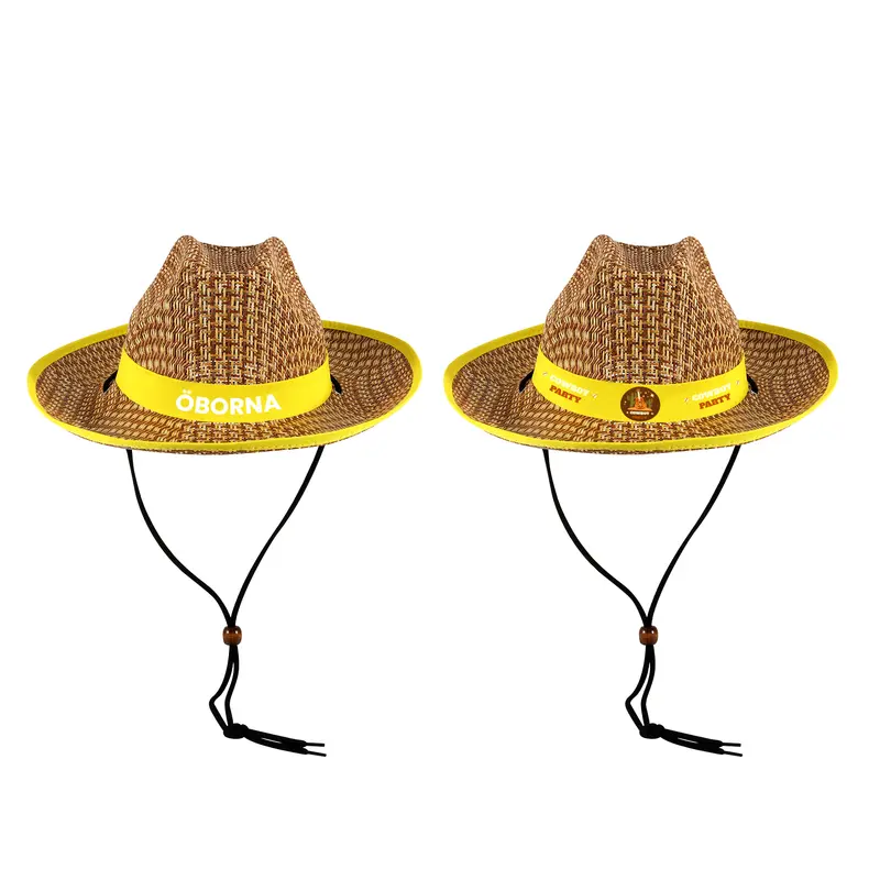 Western Straw Hat – Straw Hats – available in brown colour