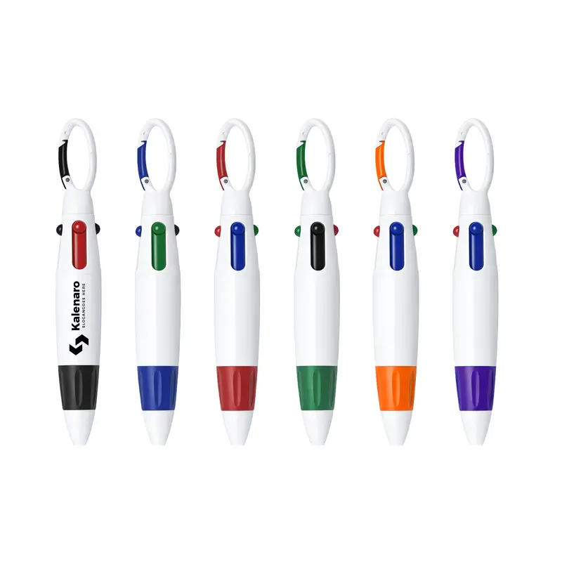 Carabiner Pen – Novelty Pens – available in black, blue, green, orange colours and 2 more