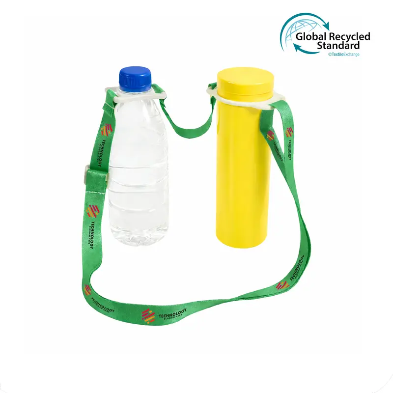 RPET 2 in 1 Water Bottle Lanyard – Lanyards – available in multi colour