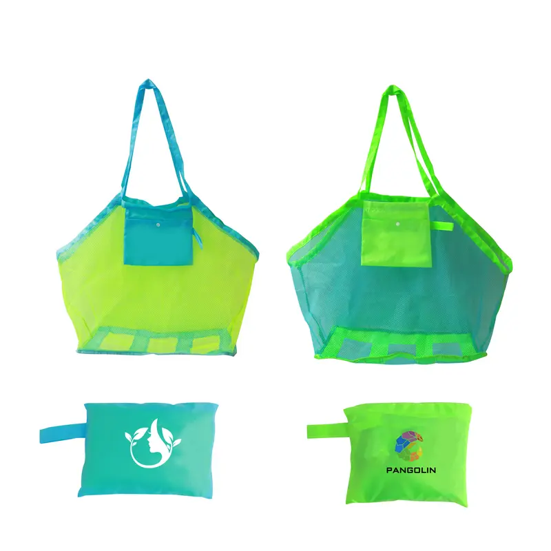 Mesh Beach Toy Bag – Satchels – available in blue, green colours