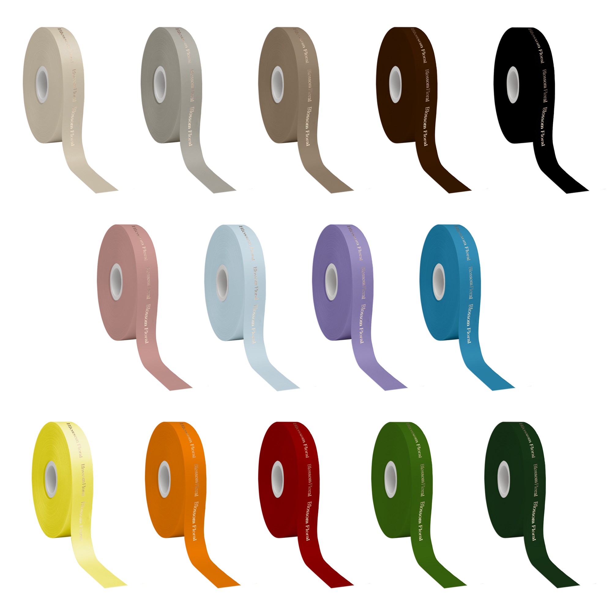16mm Hot Stamping Satin Polyester Ribbon