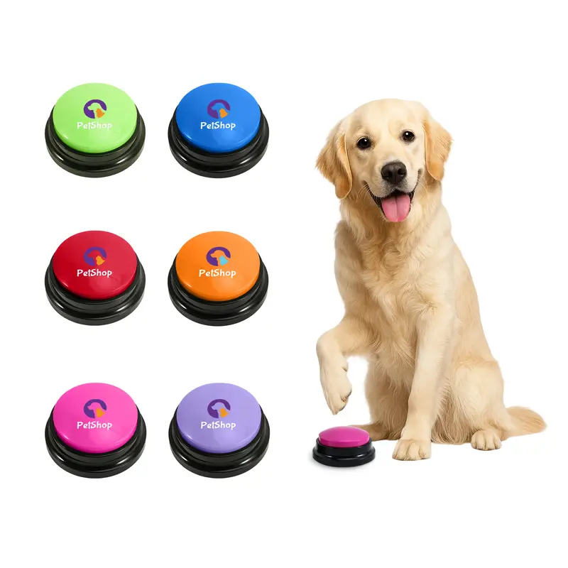 Voice Recording Button – Pet Accessories – available in blue, green, orange, pink colours and 2 more
