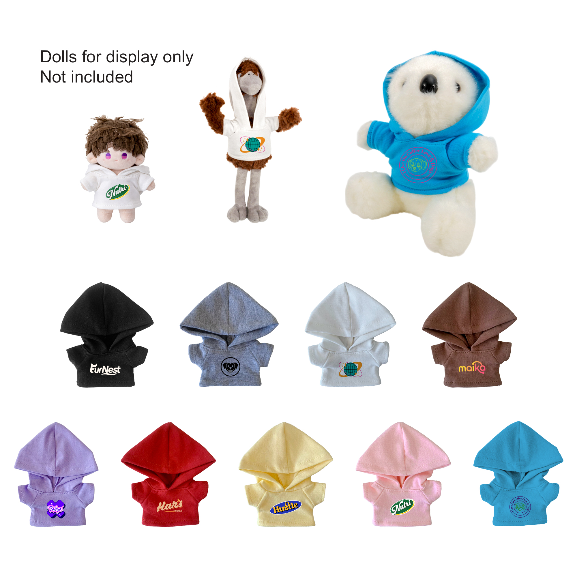 Plush Doll Basic Hoodie
