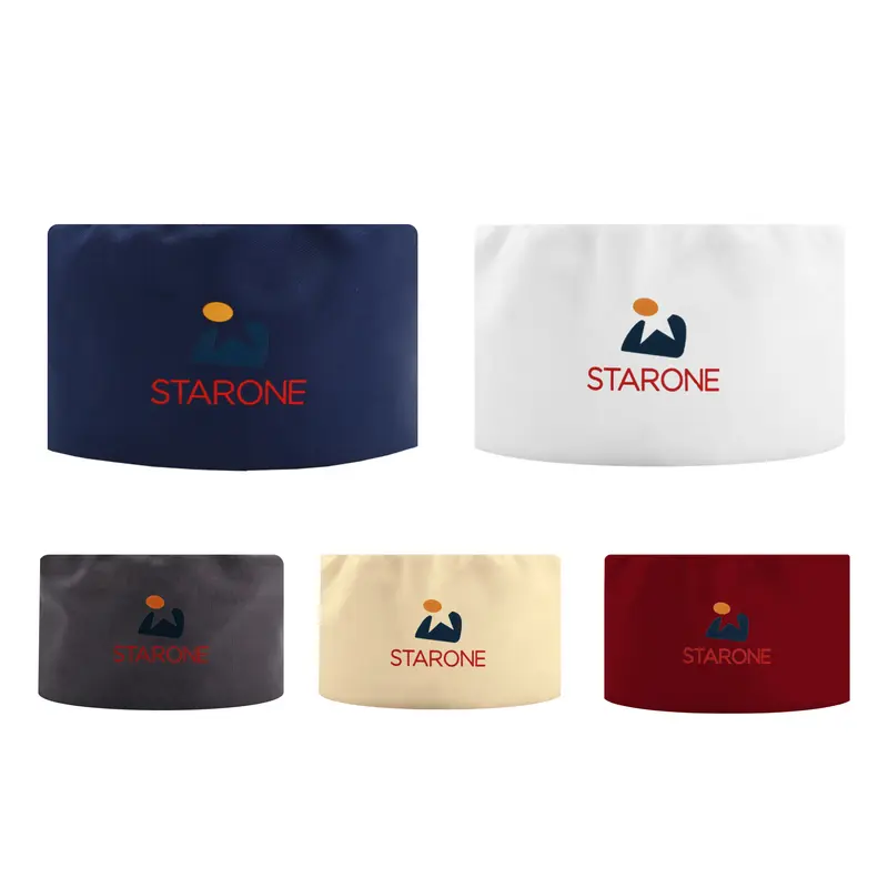 Chef Skull Caps – Misc Headwear – available in beige, blue, grey, red colours and 1 more