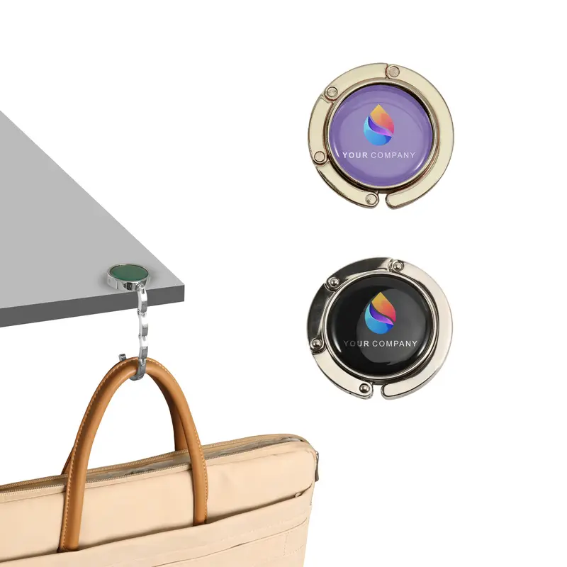 Round Foldable Desk Hook – Misc Tools – available in gold, silver colours
