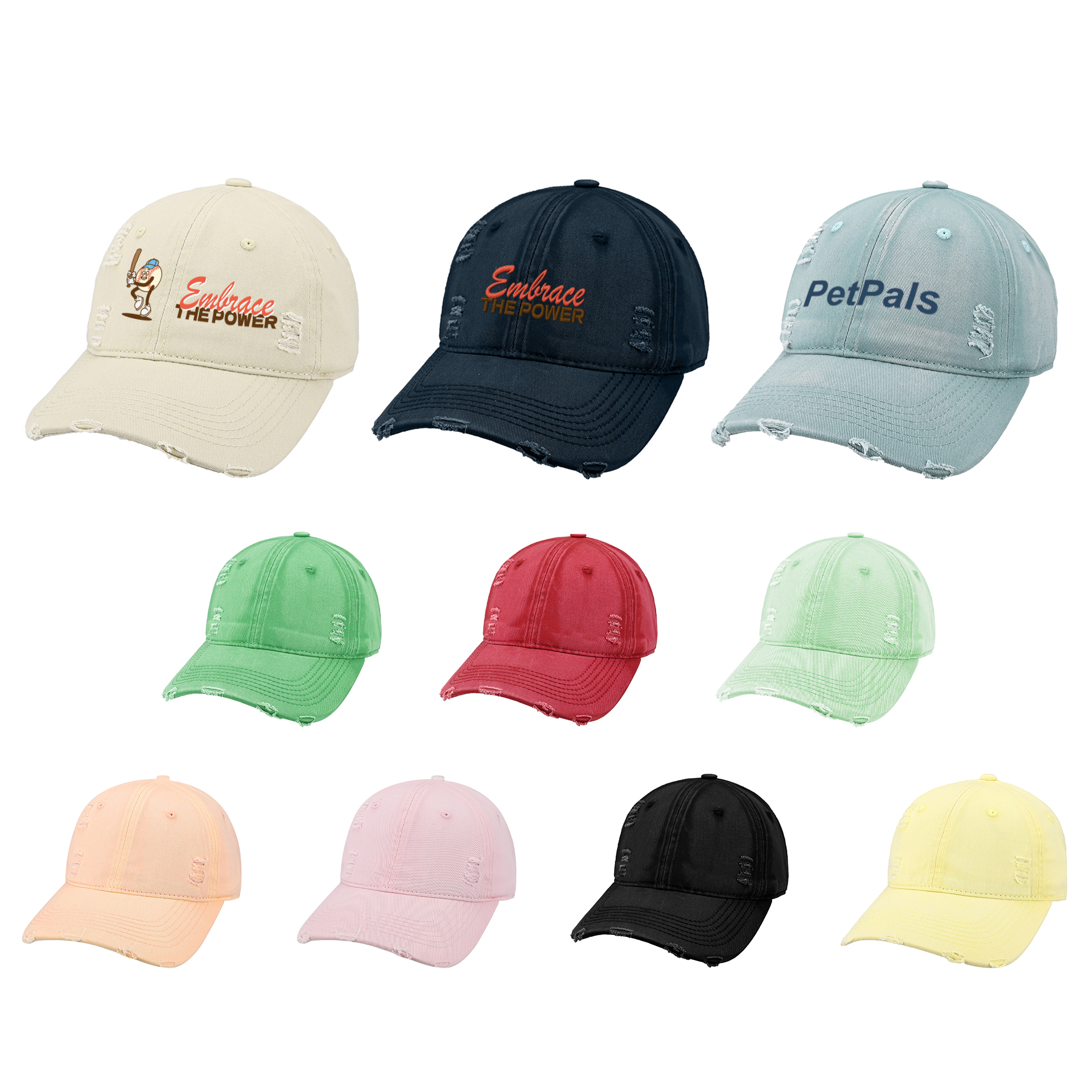 6 Panel Vintage Baseball Cap