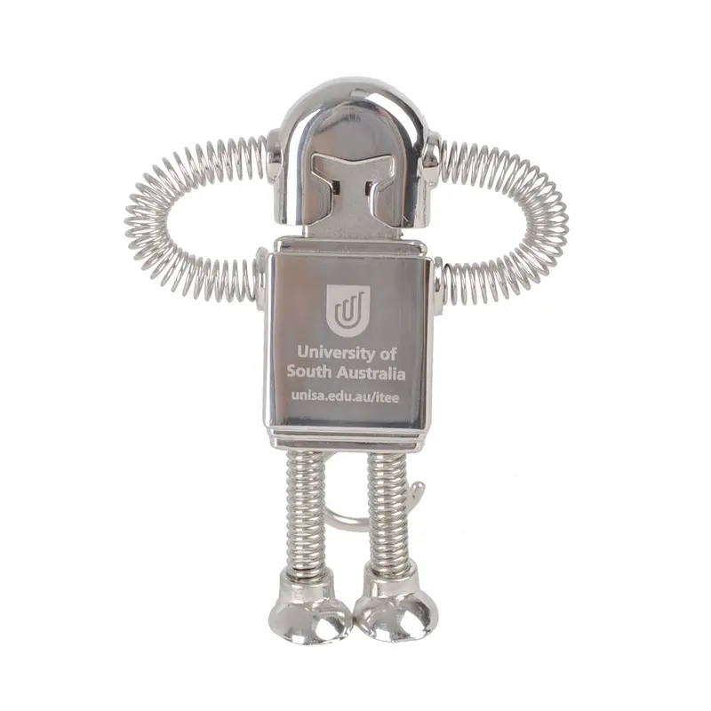 Robot Flash Drive – USB Drives – available in silver colour