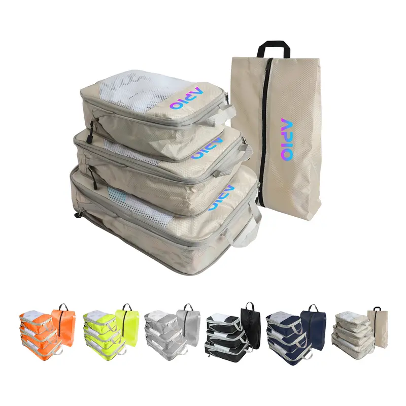 Travel Packing Cubes – Misc Outdoors – available in beige, black, blue, grey colours and 2 more