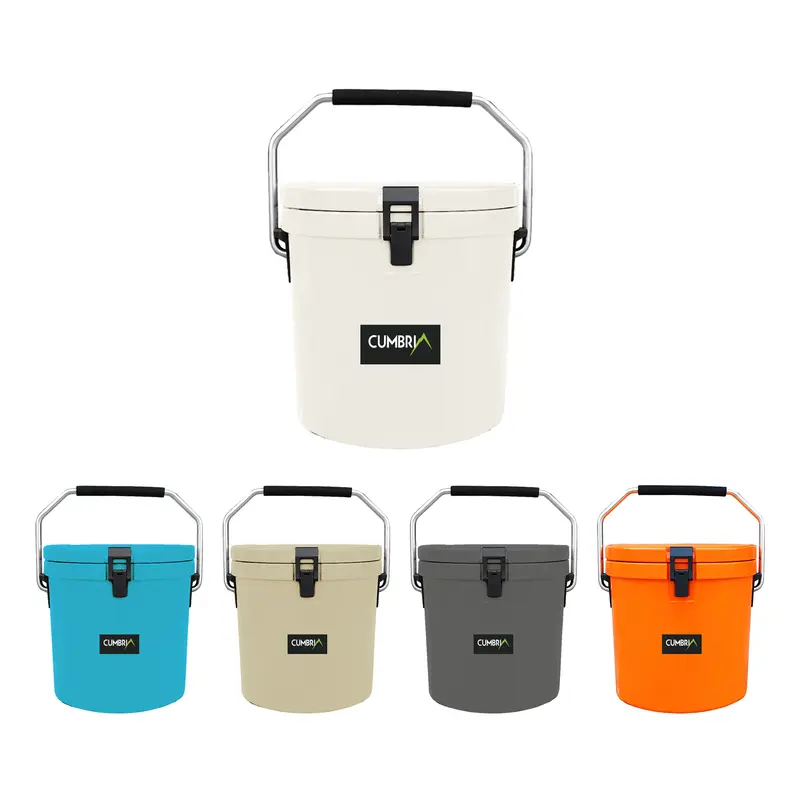 12L Ice Bucket with Handle – BBQ Sets – available in beige, blue, grey, orange colours and 1 more