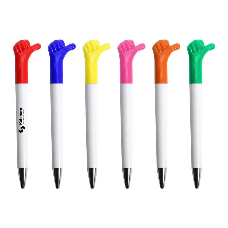 Thumps Up Pen – Novelty Pens – available in blue, green, orange, pink colours and 2 more