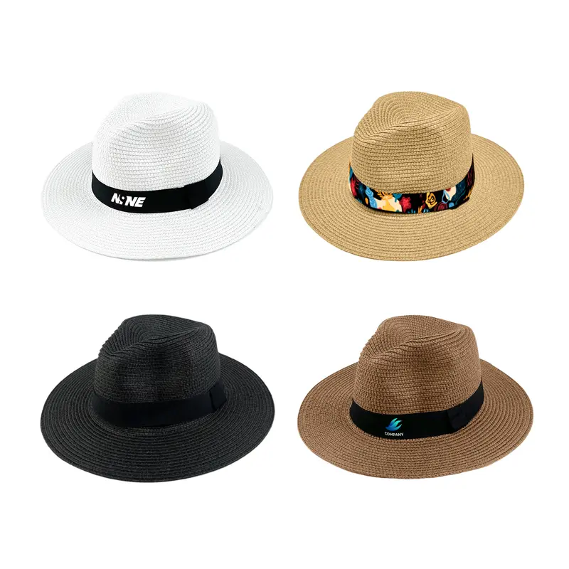 Panama Beach Sun Hat – Straw Hats – available in beige, black, blue, brown colours and 8 more