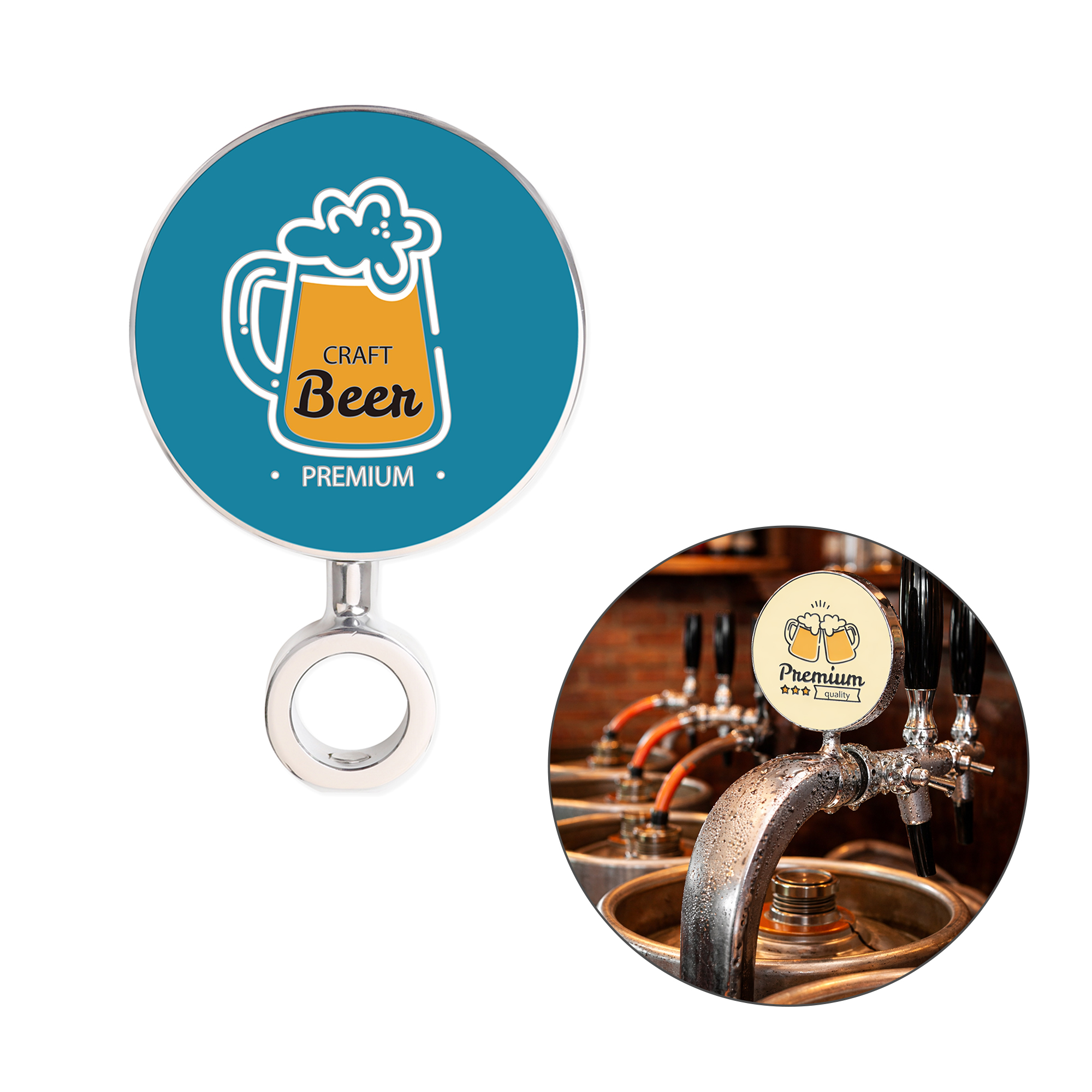 Beer Tap Badges