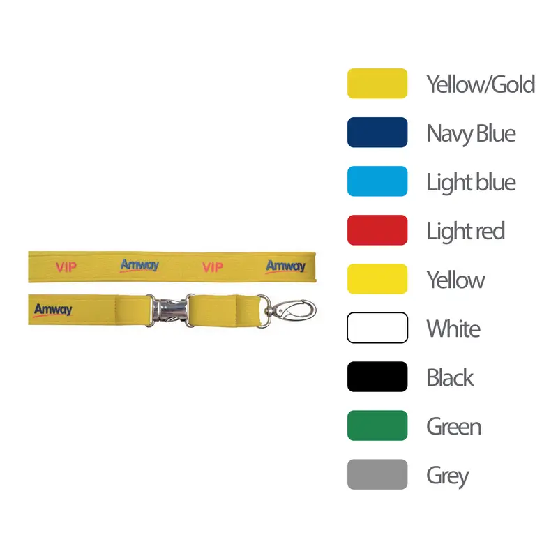 Neoprene Lanyard – Lanyards – available in black, blue, green, grey colours and 3 more