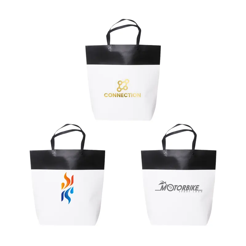 Large Black&White Boutique Paper Bag(380 x 380 x 100mm) – Paper Bags – available in white colour
