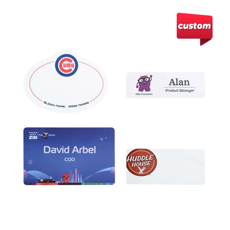 Custom PVC Name Badge – Name Badges – available in multi colour