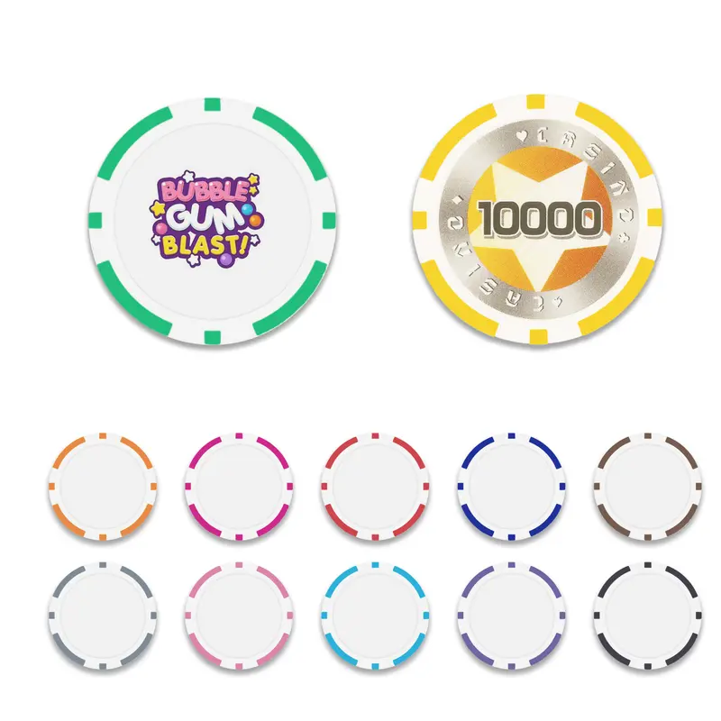 Poker Chips – Games – available in black, blue, brown, green colours and 6 more