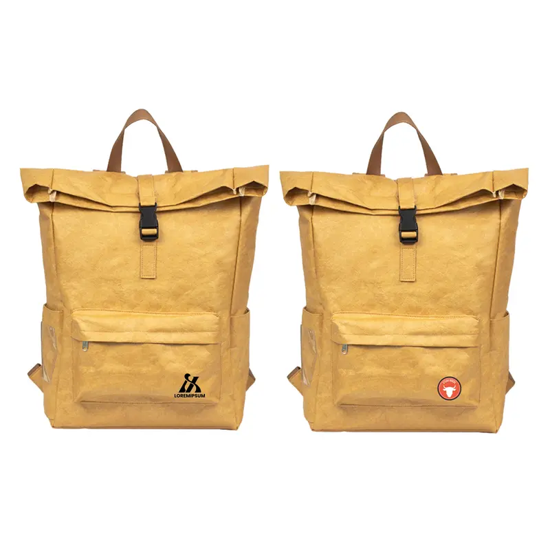 Tyvek Roll Top Backpack – Backpacks – available in gold colour