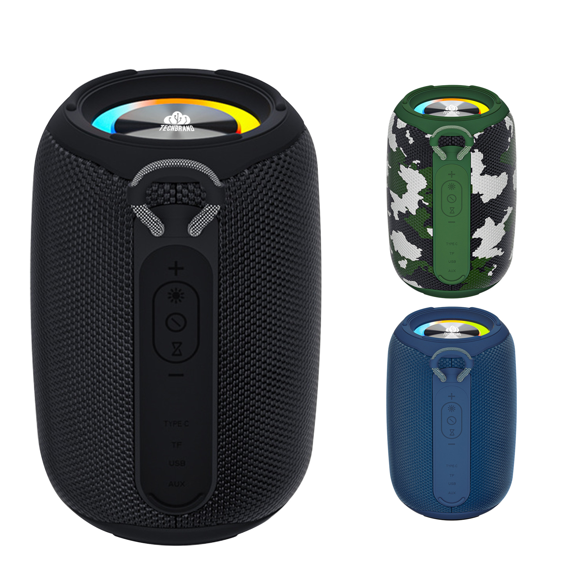 12W Outdoor Waterproof Bluetooth Speaker
