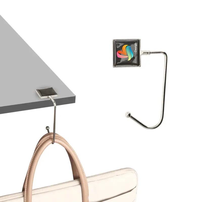 Square Straight Desk Hook – Misc Tools – available in silver colour