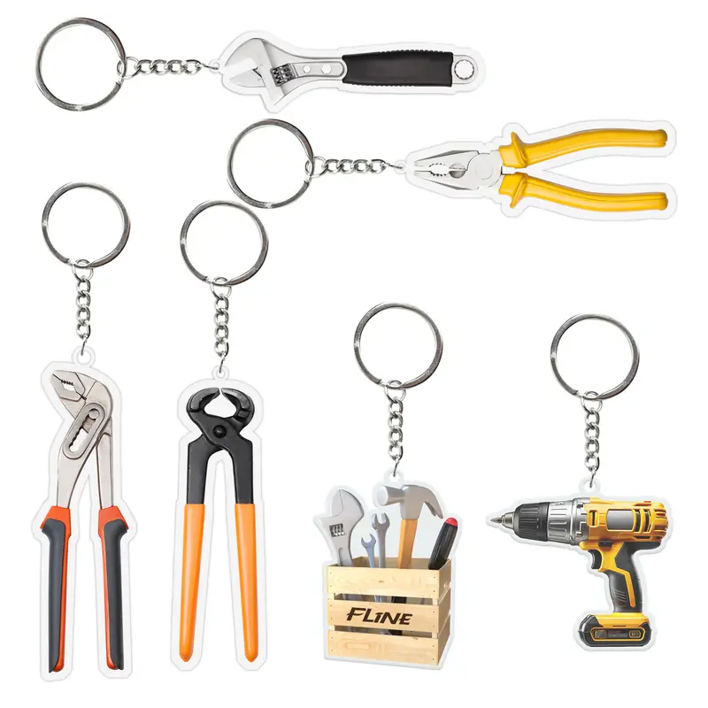 Custom Shape Acrylic Keyring – Keyrings – available in multi colour