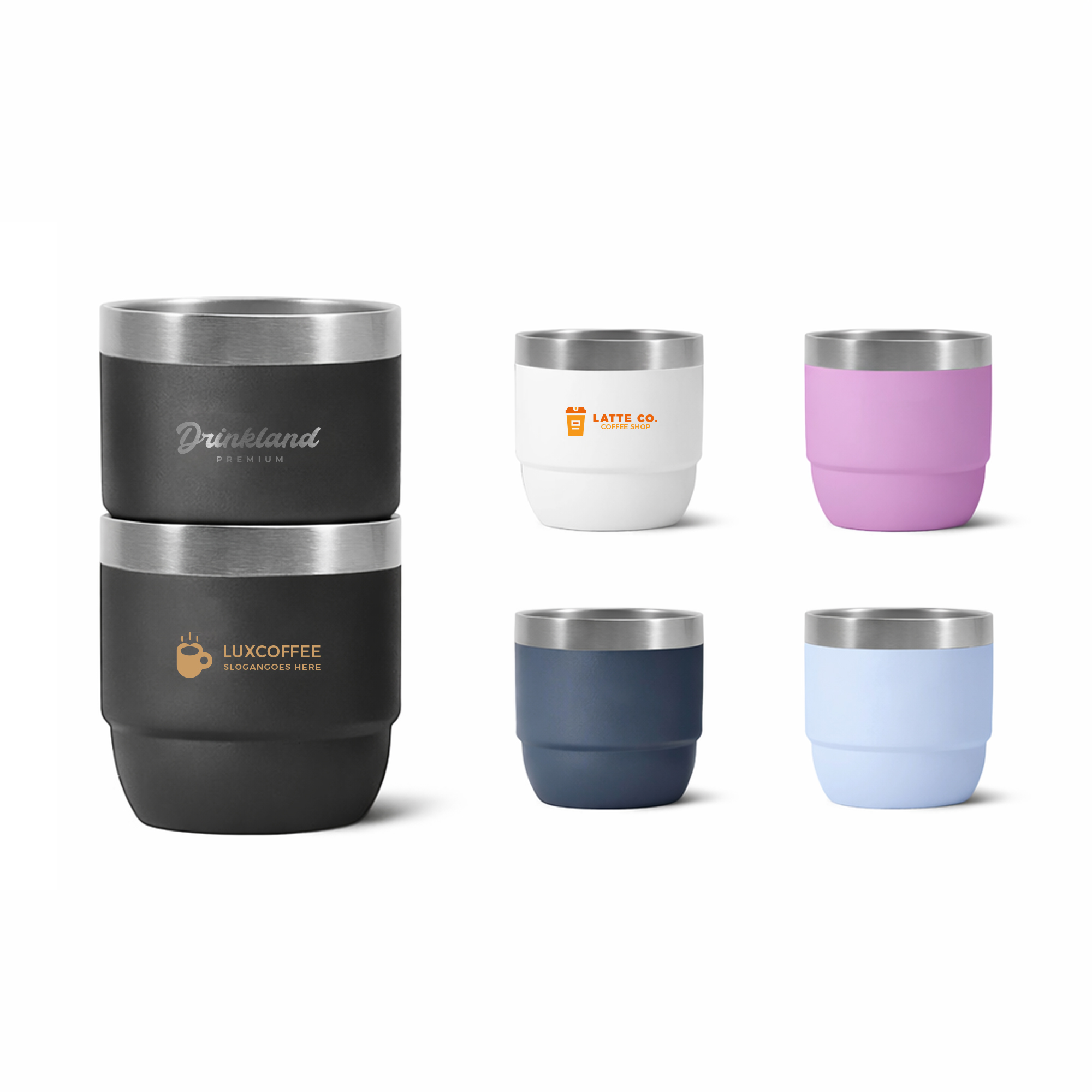 Stackable Stainless Steel Tumbler