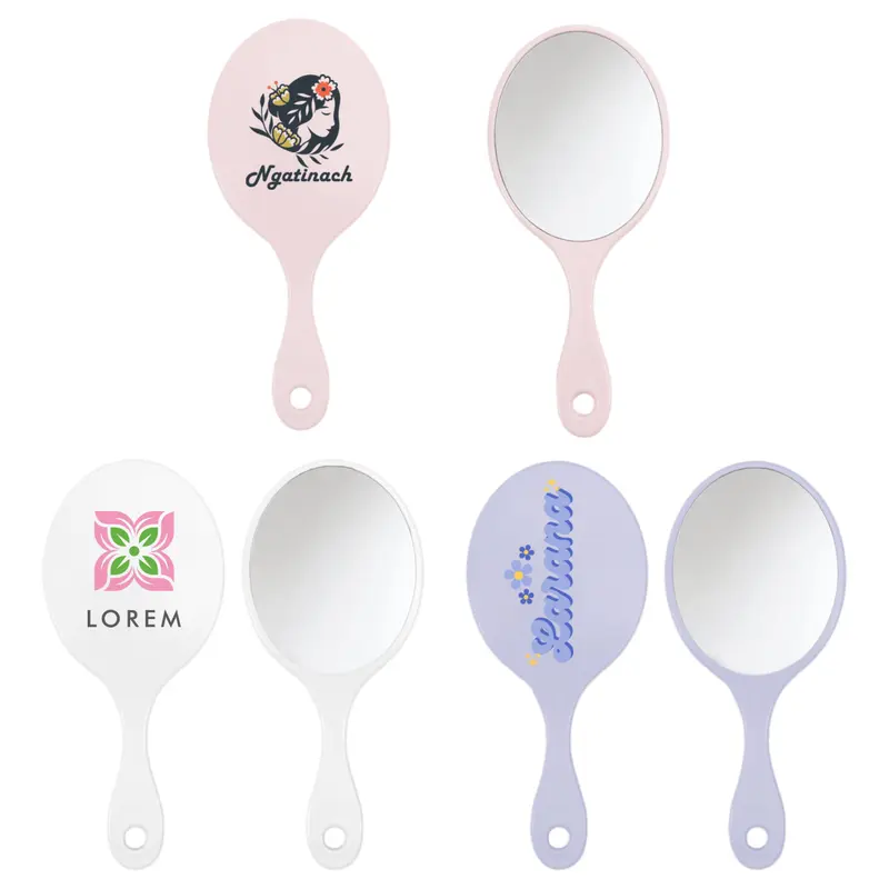 Chic Princess-Style Handheld Makeup Mirror – Misc Health