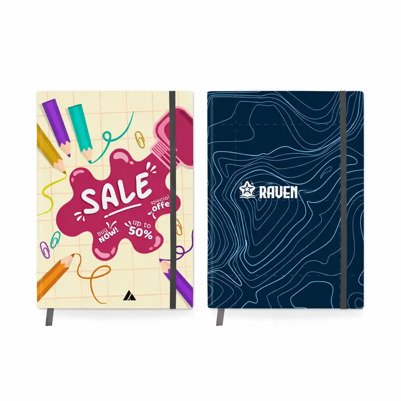 B5 Full Colour Cardboard Cover Notebook – Notebooks – available in multi colour