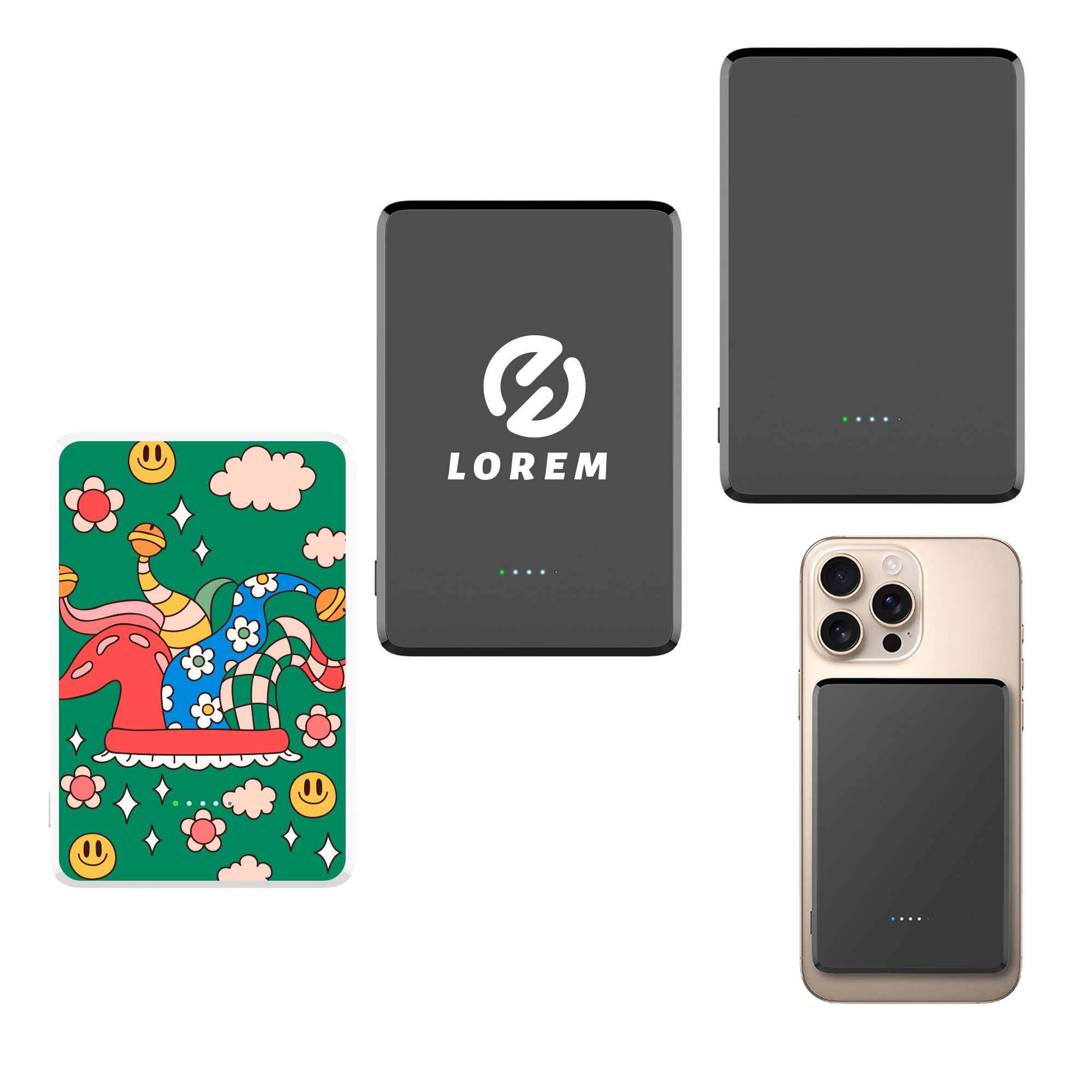 5000mAh Magnetic Wireless  Power Bank