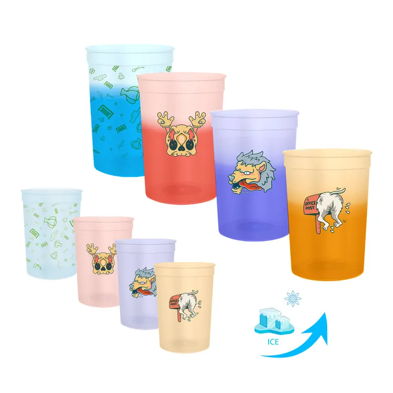 473ml Colour Changing Plastic Stadium Cup – Cups & Tumblers