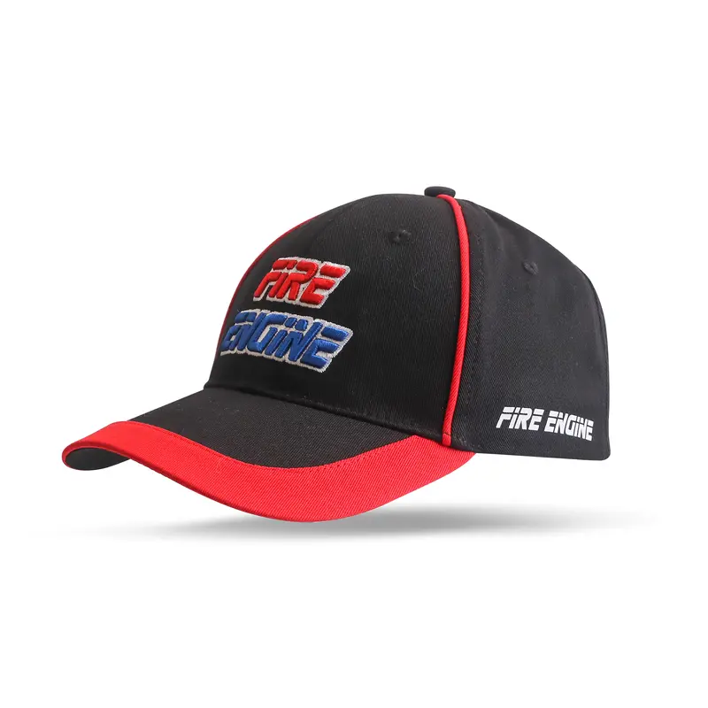 Contrast Trim Cap 6 Panel – Baseball Caps – available in multi colour