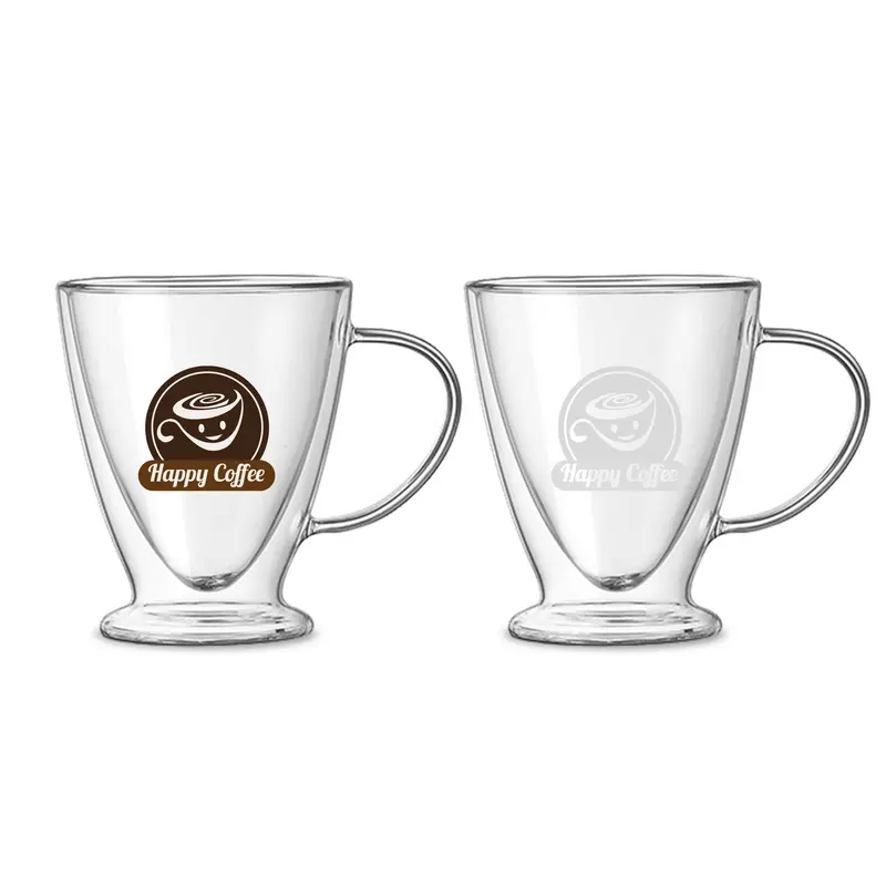 V-Shaped Double Wall Mug – Drink Bottles – available in white colour
