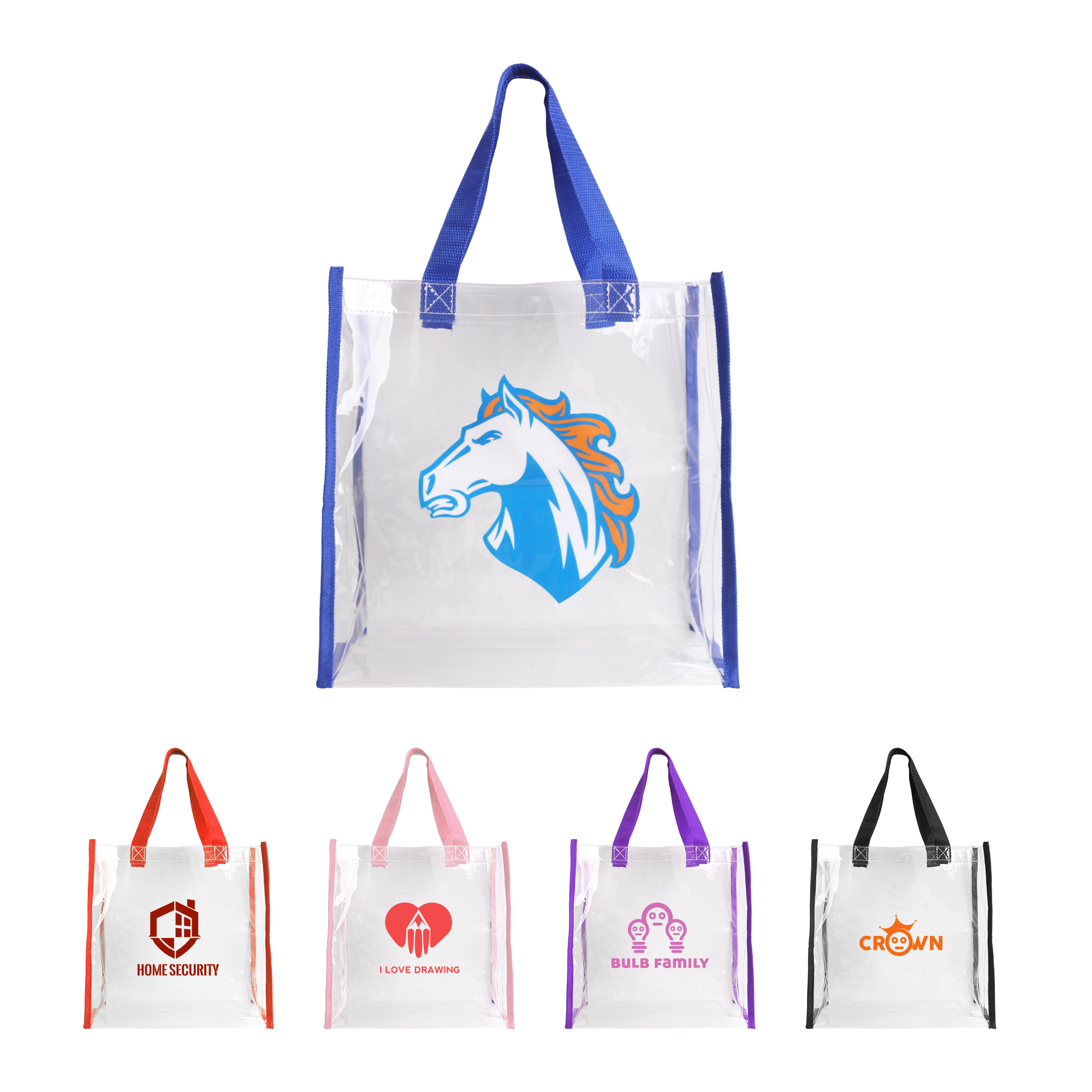 Clear tote bag