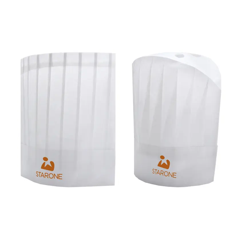 Disposable Non-woven Chef Hat 29cm – Misc Clothing – available in white colour