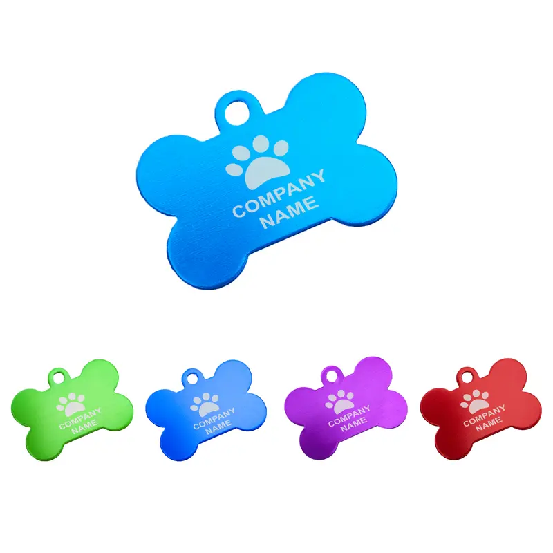 Pet ID Tag – Pet Accessories – available in blue, green, purple, red colours