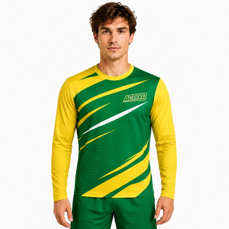 100% Polyester Micro Mesh Sublimated Sports Long Sleeves Shirt – T Shirts
