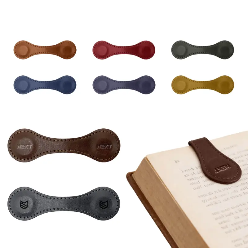 PU Leather Magnetic Bookmark – Business Card Holders – available in black, blue, brown, green colours and 3 more