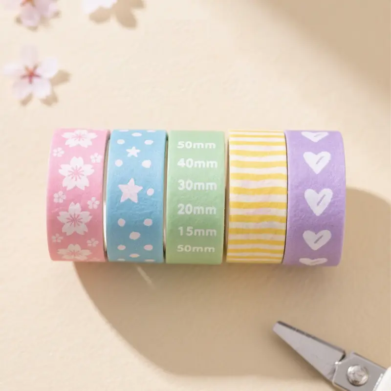 Washi Tape – Misc Print – available in multi, white colours