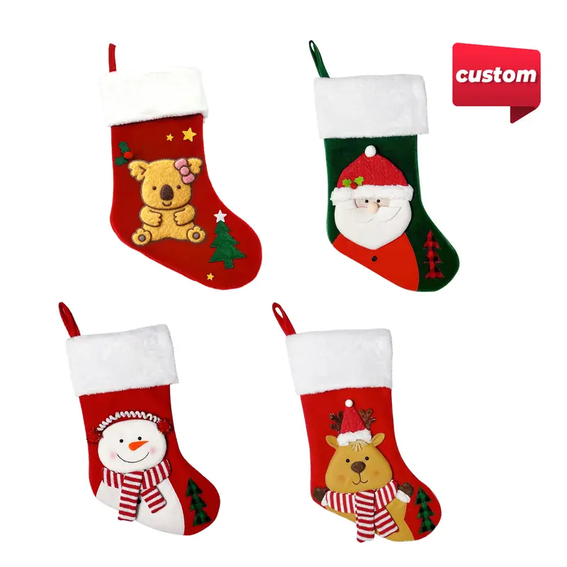 Custom Felt Patch Christmas Stocking – Misc Outdoors – available in multi colour